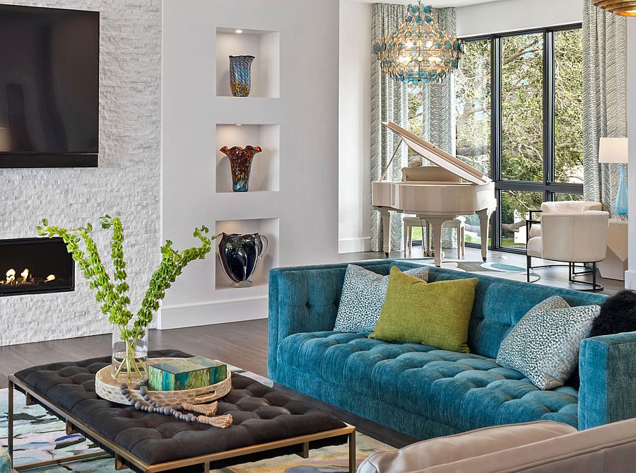 Style your coffee table to reflect your personality and enhance the ambiance of your living space.