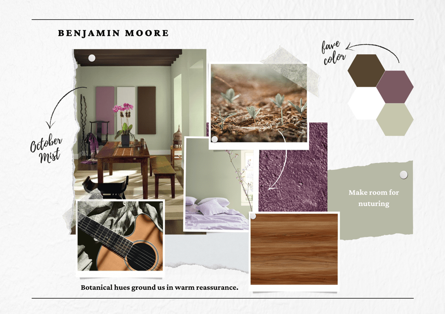 Benjamin Moore's Color of the Year October Mist